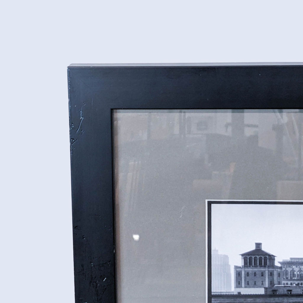 Corner detail of framed Market Street photo from Reperch, c1920-30.