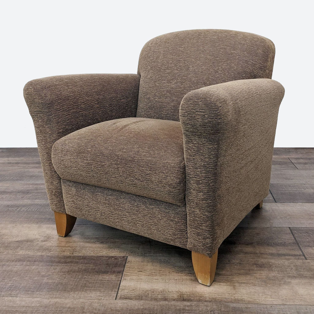 Bernhardt Brown Fabric Lounge Chair