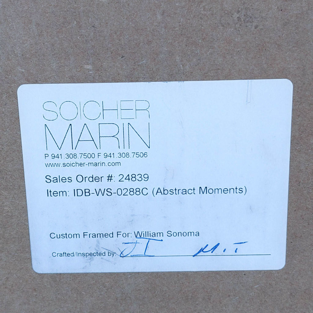 Soicher Marin “Abstract Moments” Framed Print