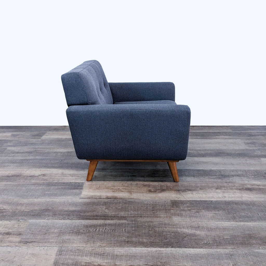 the [ unused0 ] chair in blue linen