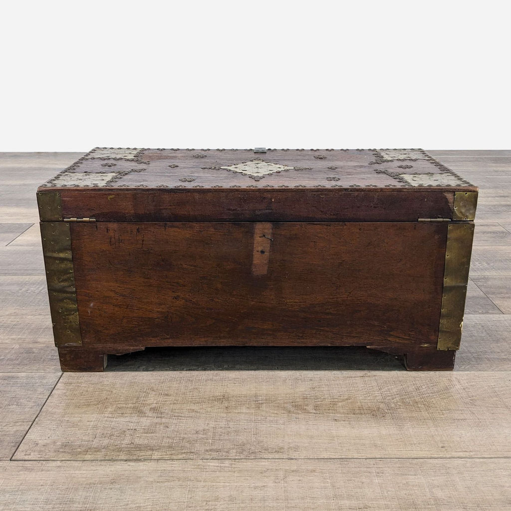 a 19th century indian wooden box