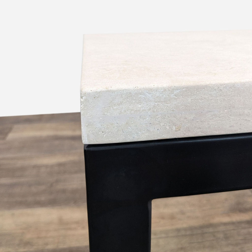 Crate & Barrel Metal Parsons Console Table