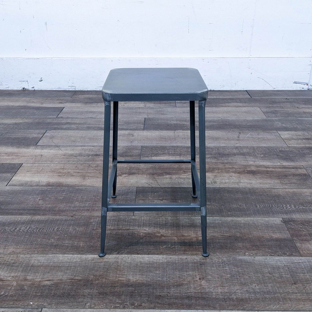 CB2 Flint Metal Counter Stools - Set of Four