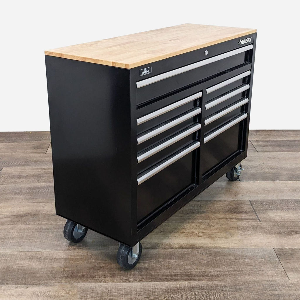Husky Extra Deep 46 in. 9-Drawer Mobile Workbench