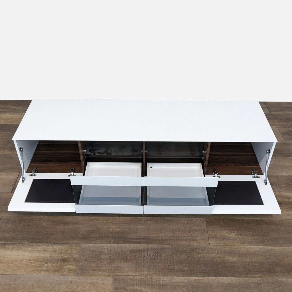 the coffee table is a modern, minimalist design that can be used as a coffee table.