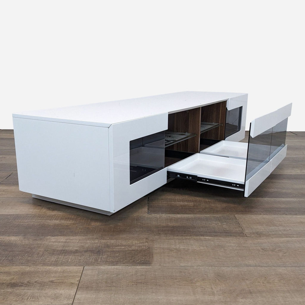 White Media Console