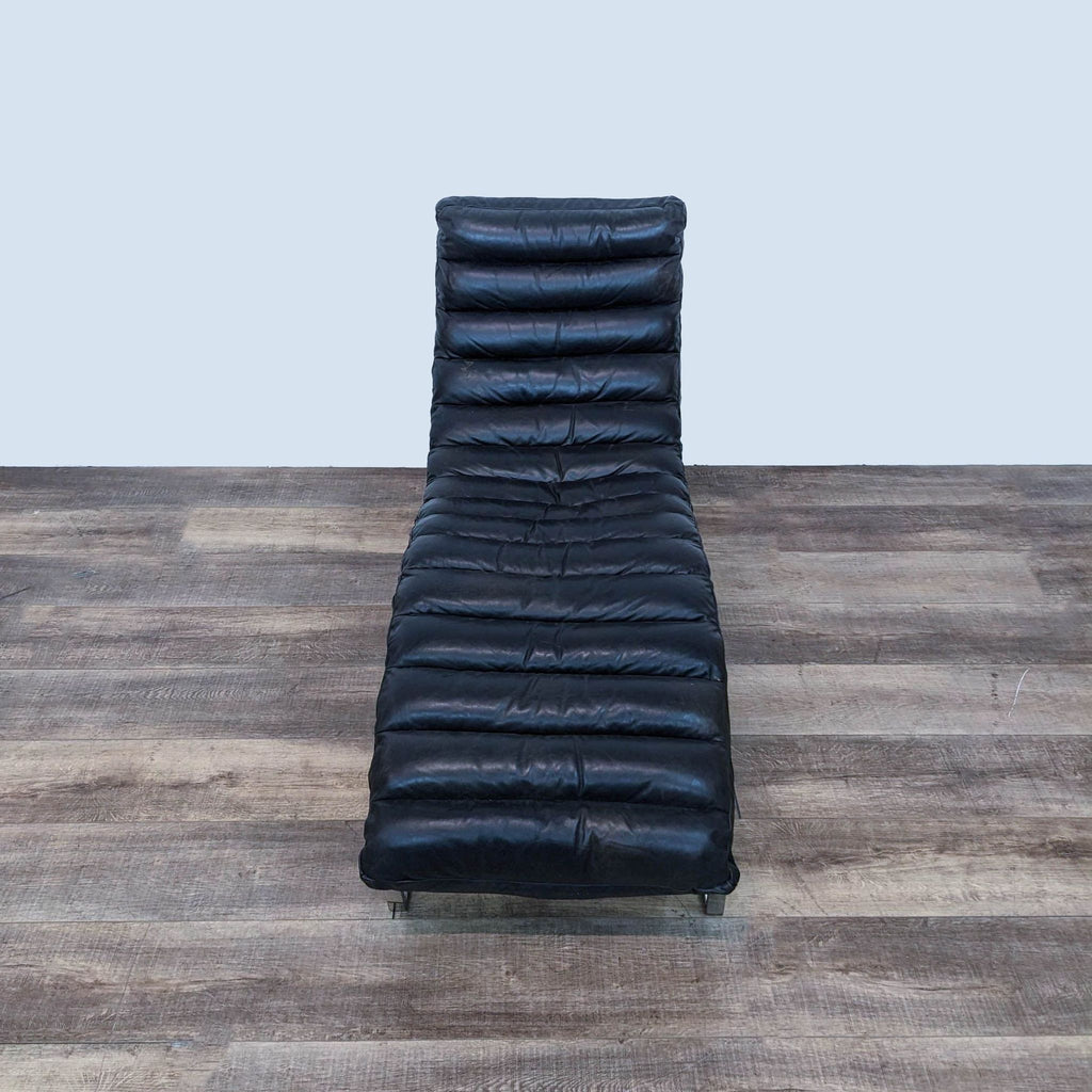 Restoration Hardware Oviedo Leather Chaise