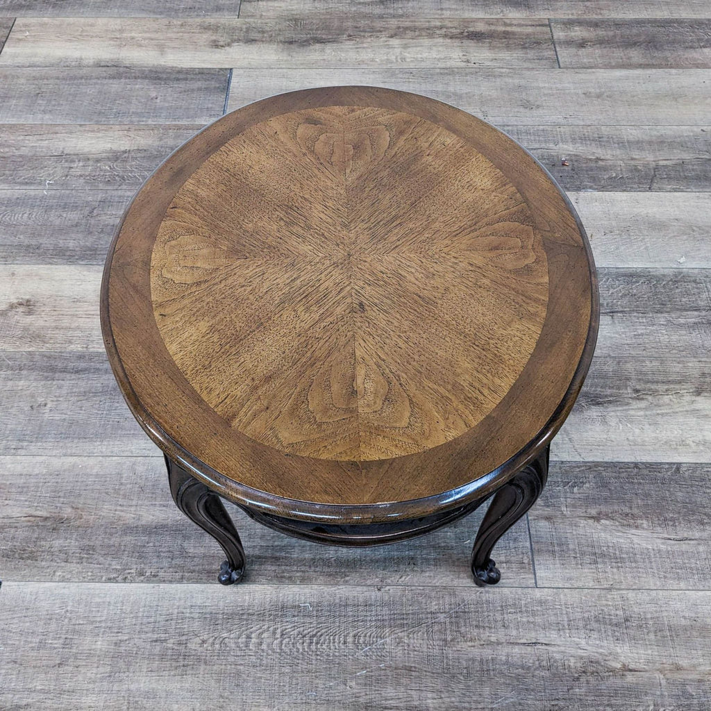 Carved End Table