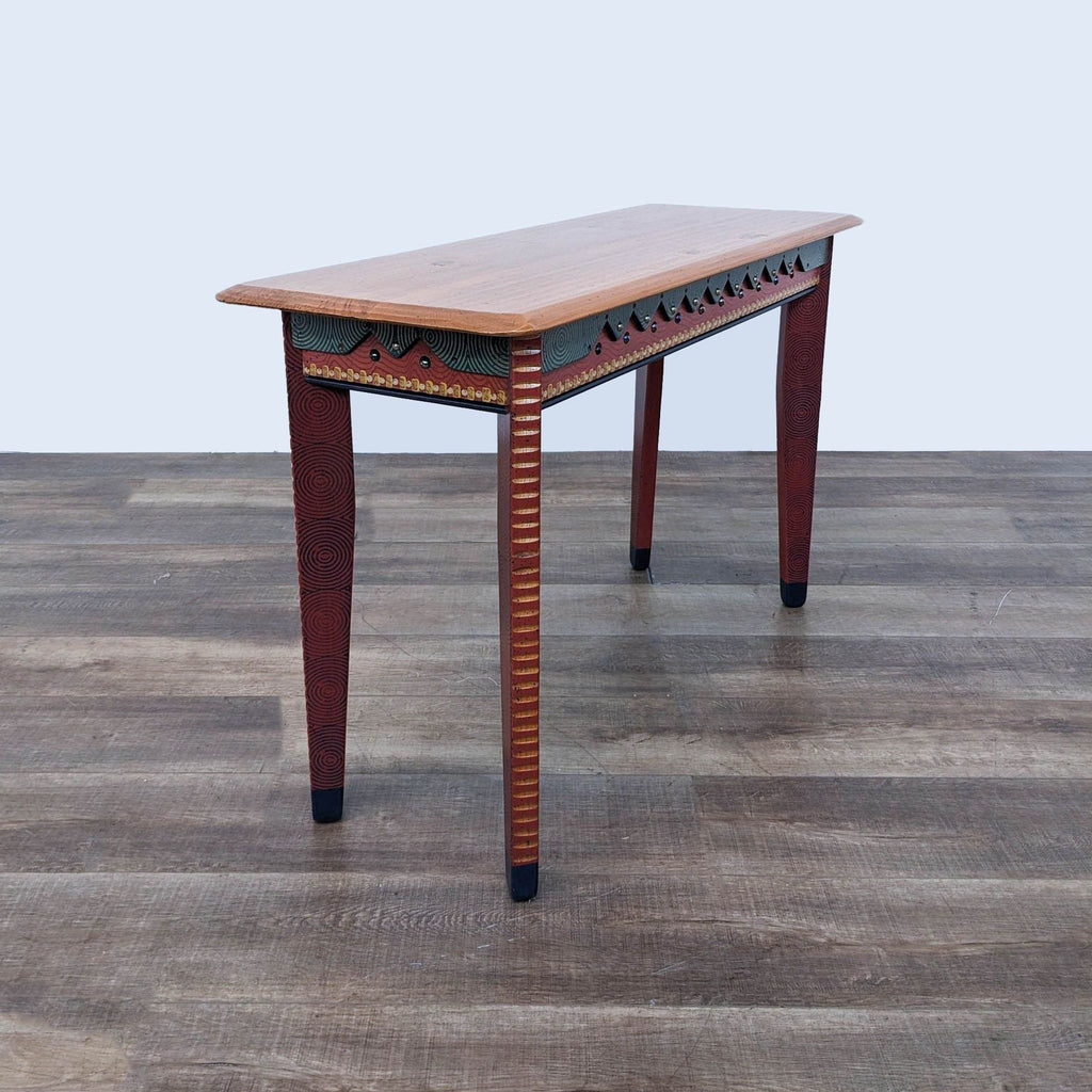 a small table with a small table in the middle of it
