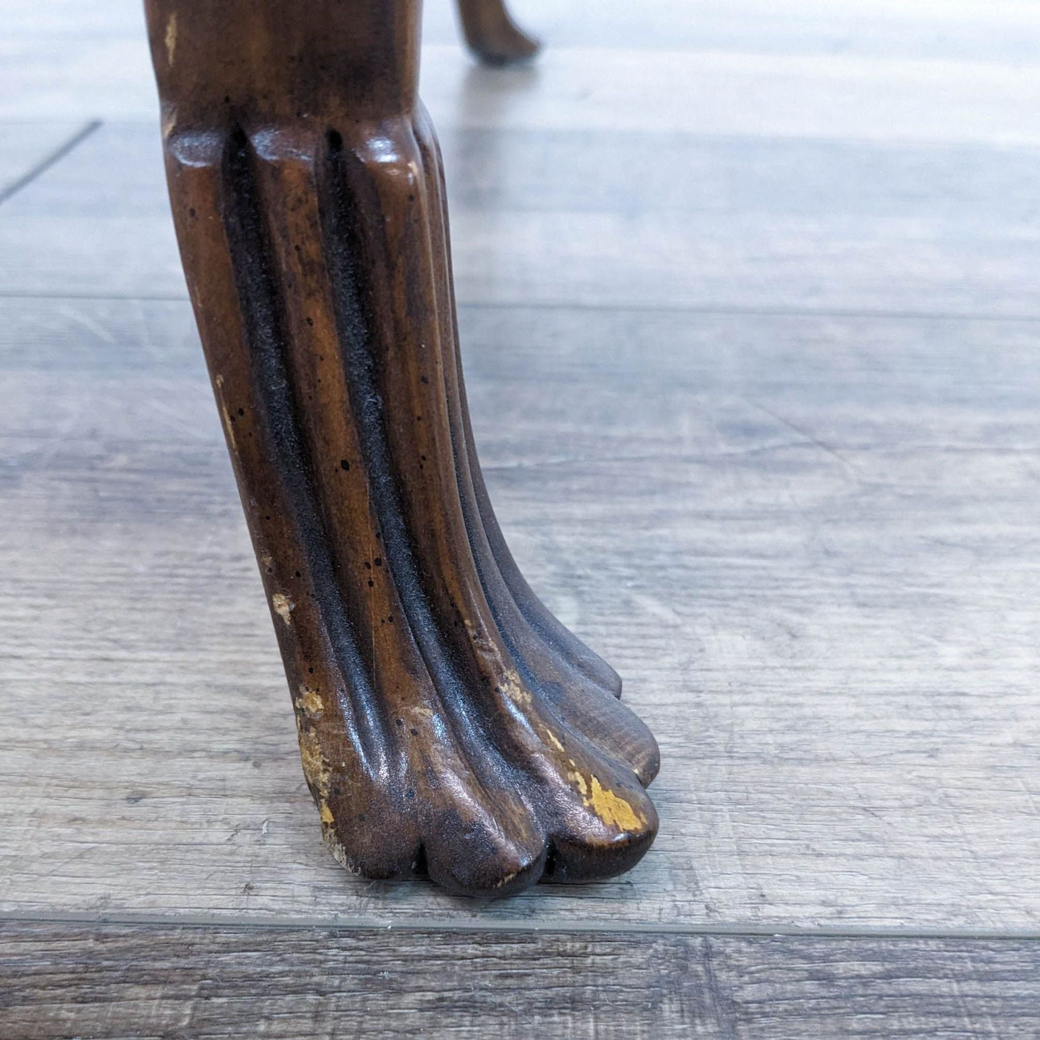 Inlaid Wood End Table