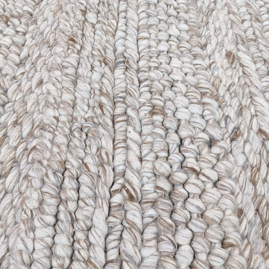 a close up of a pile of braided rope fabric.