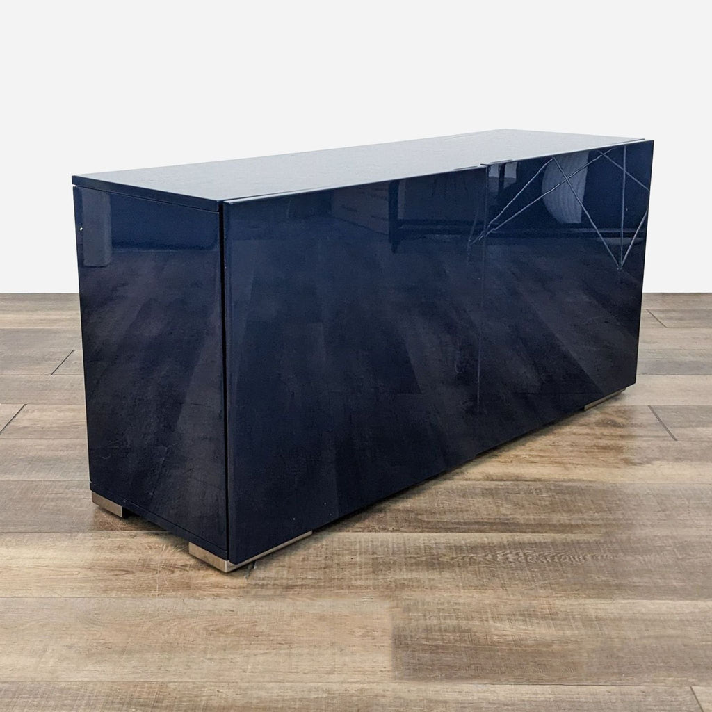 CB2 Fuel Navy Credenza