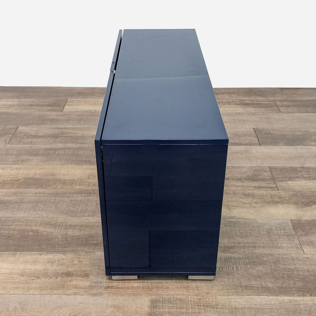 CB2 Fuel Navy Credenza