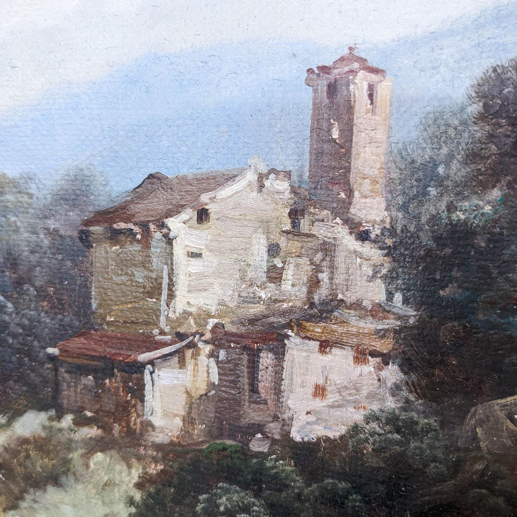 Toni Bordignon Italian Landscape Oil on Canvas