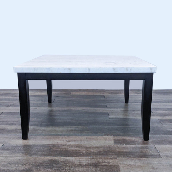 the marble top coffee table
