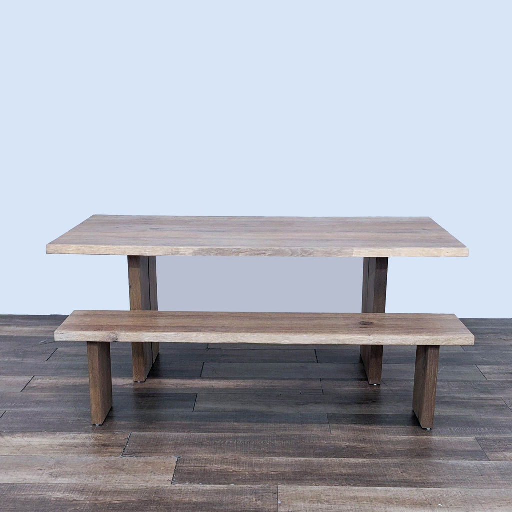 the [ unused0 ]'s bench is made from reclaimed wood.