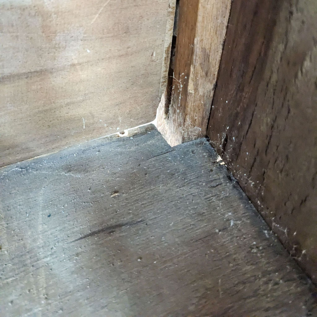 Vintage Marble Top Oak Cabinet