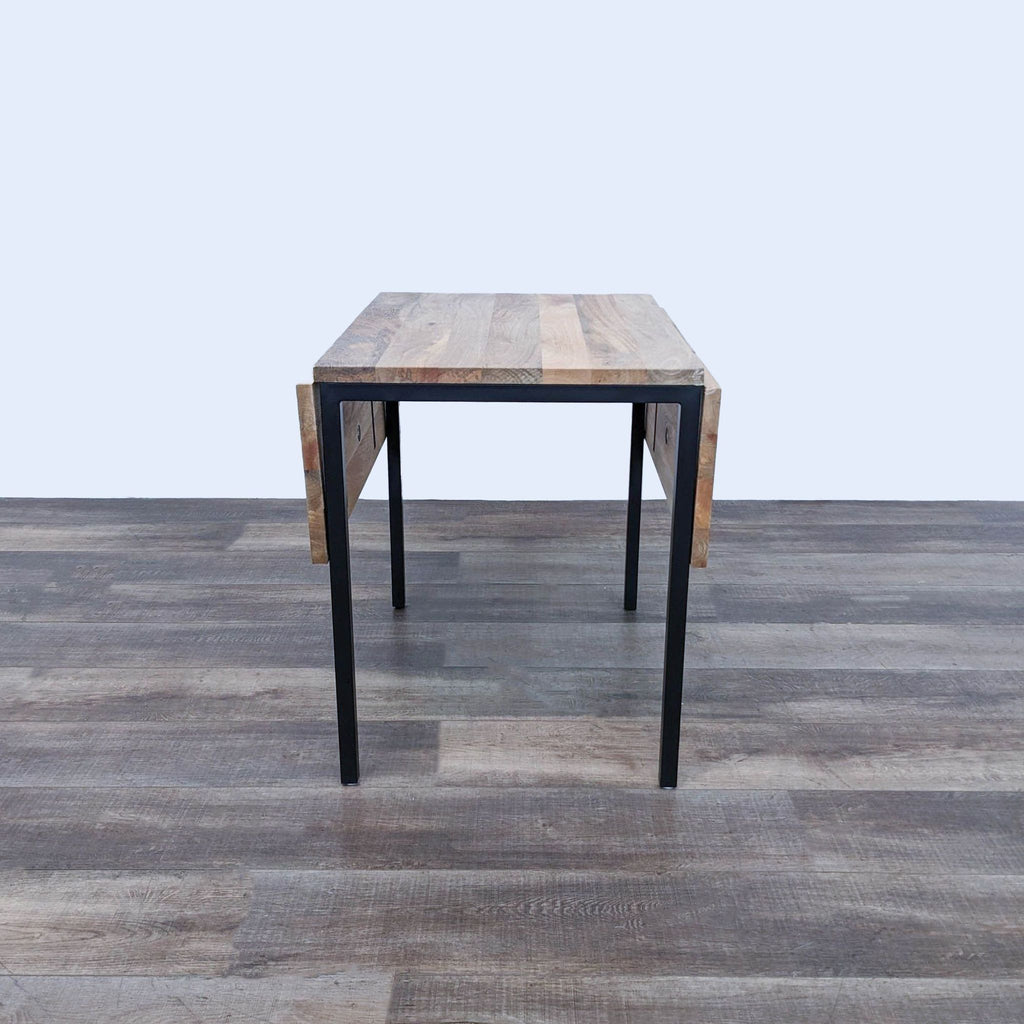 West Elm Box Frame Drop Leaf Expandable Dining Table