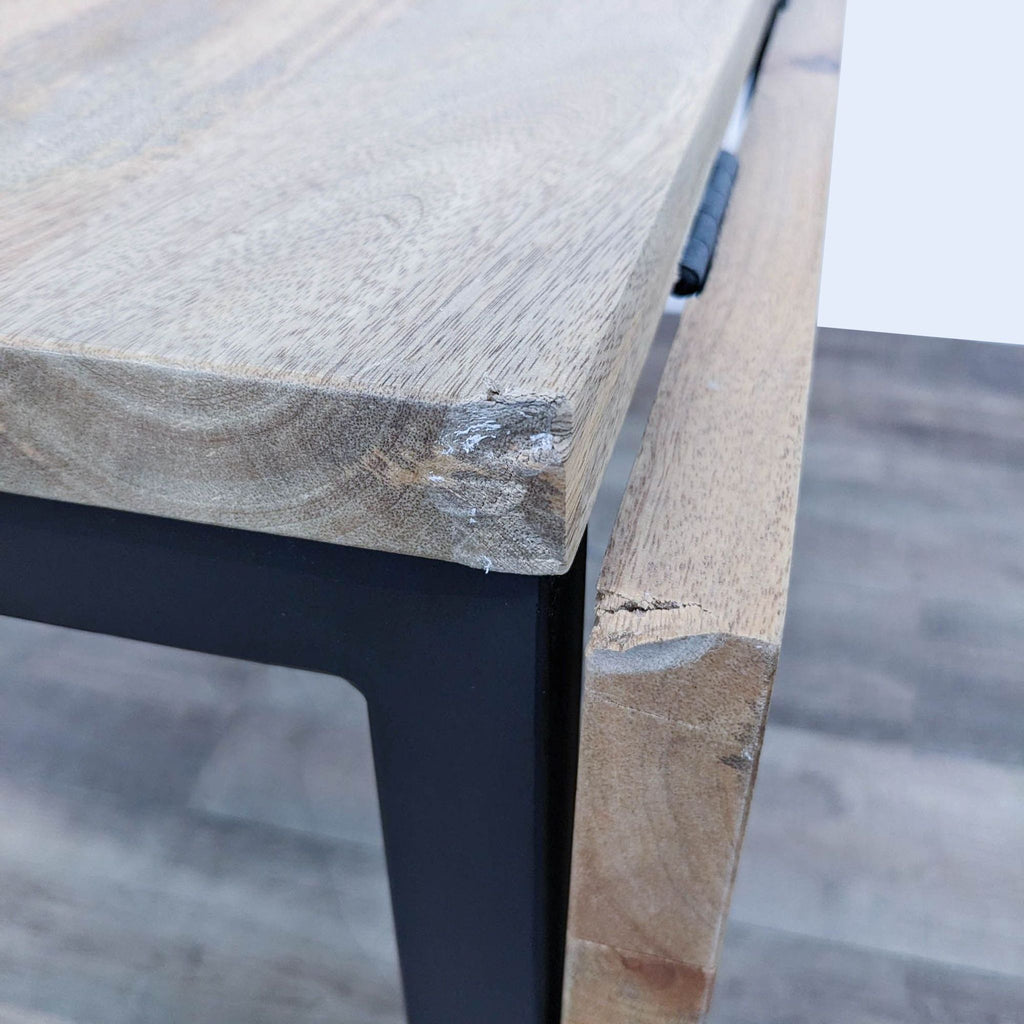 West Elm Box Frame Drop Leaf Expandable Dining Table