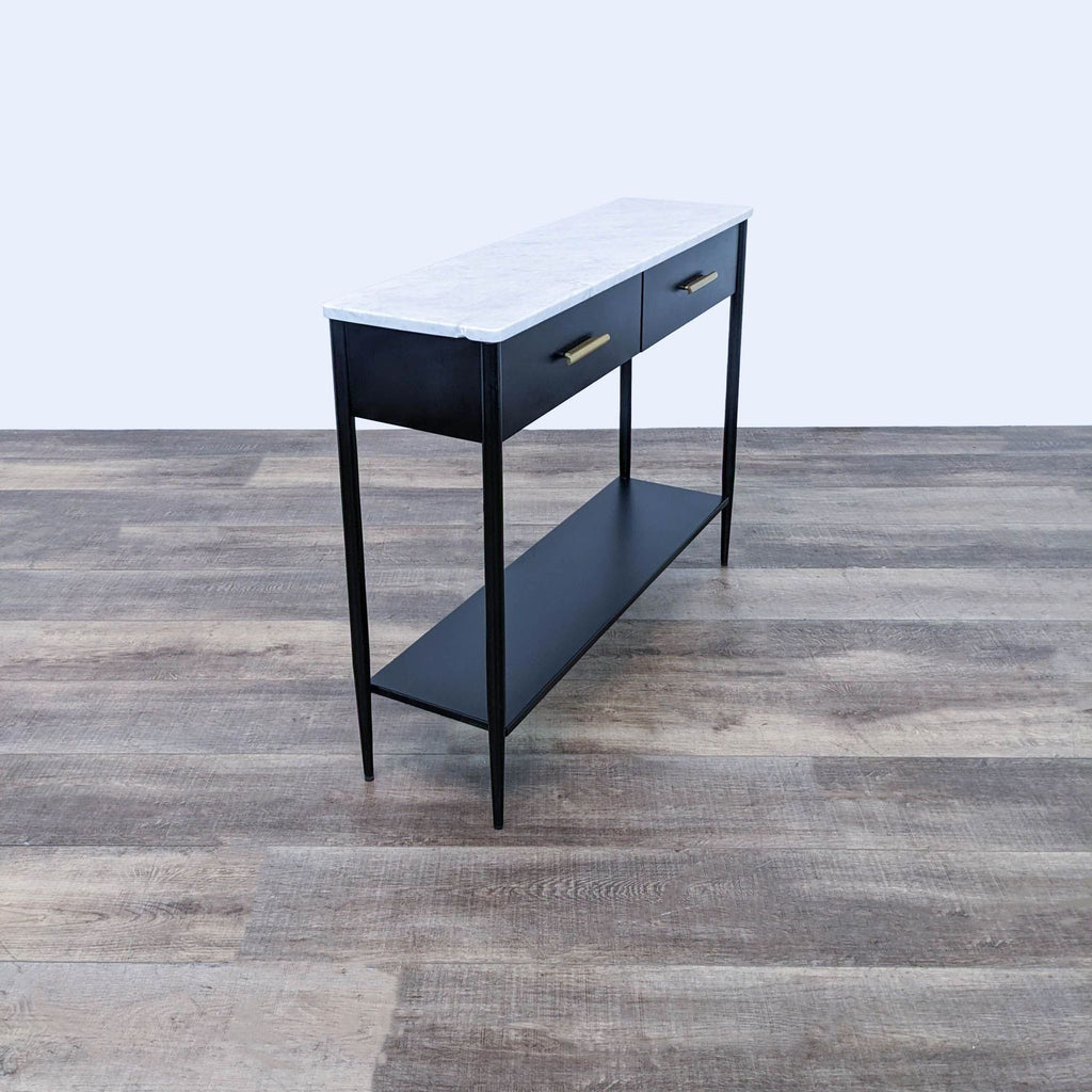 West Elm Metalwork Marble Console