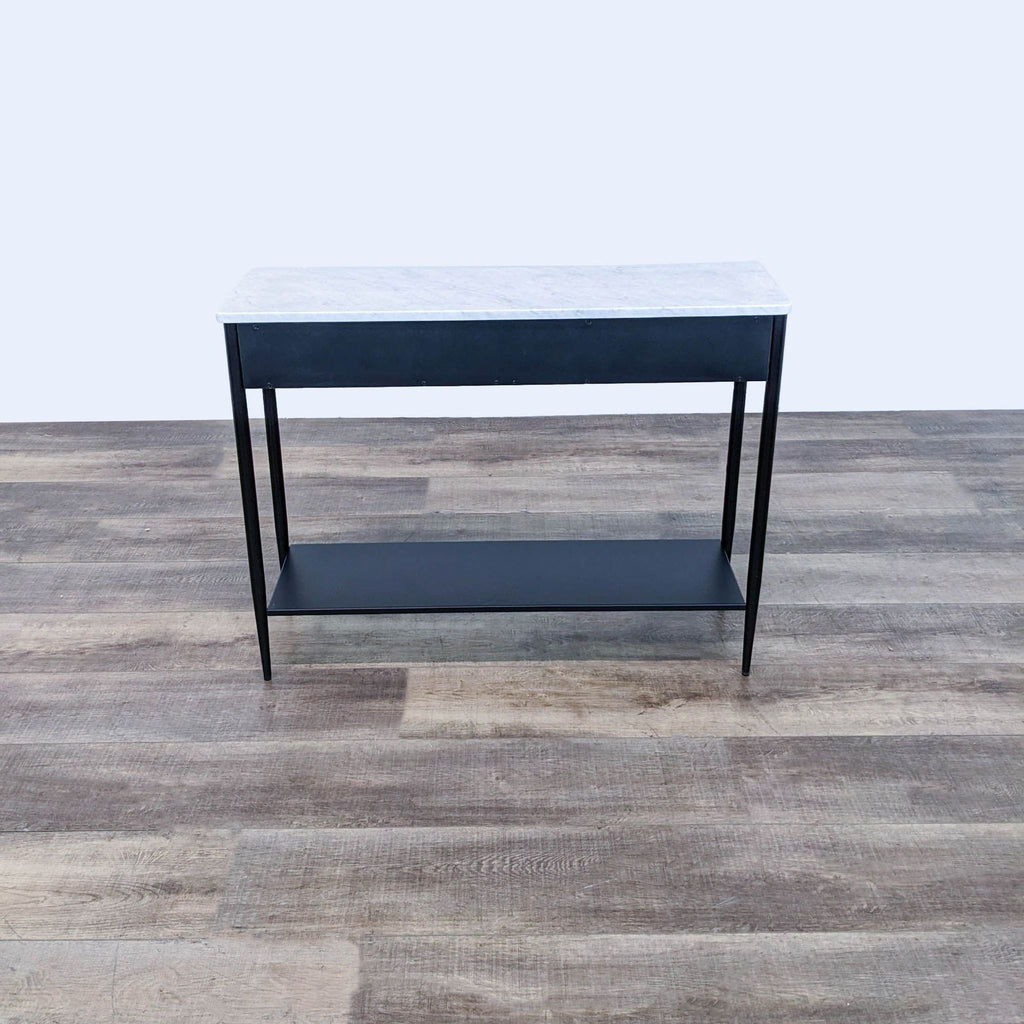 West Elm Metalwork Marble Console