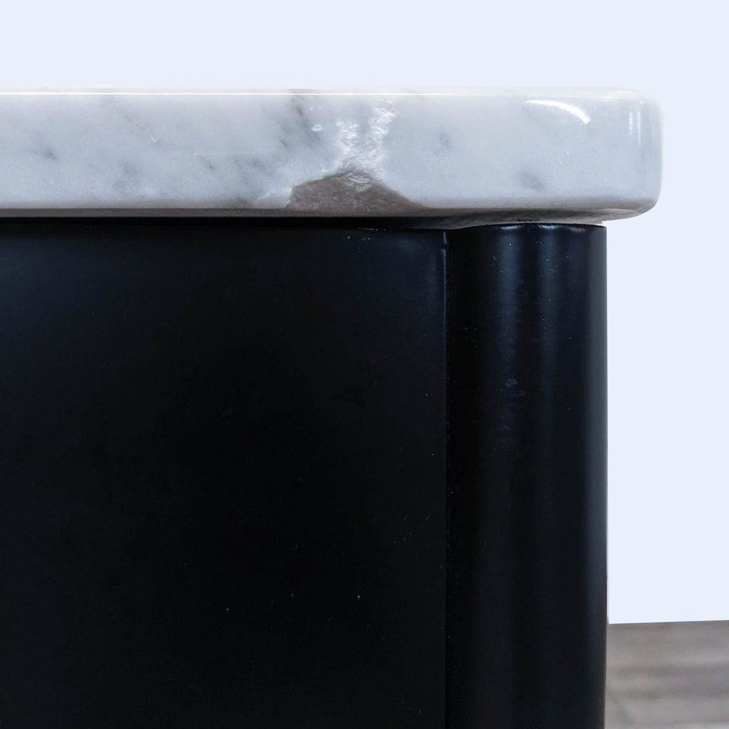 West Elm Metalwork Marble Console