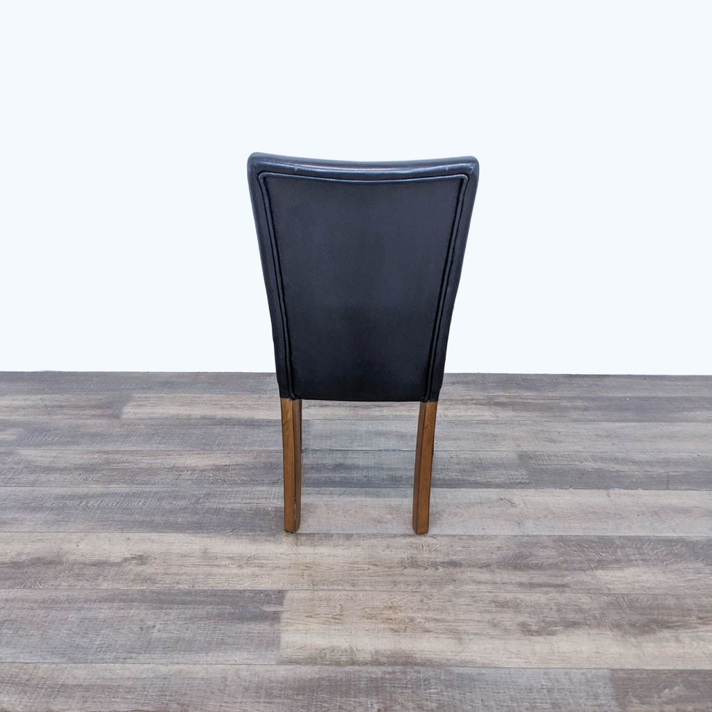 Modern Brown Faux Leather Dining Chair