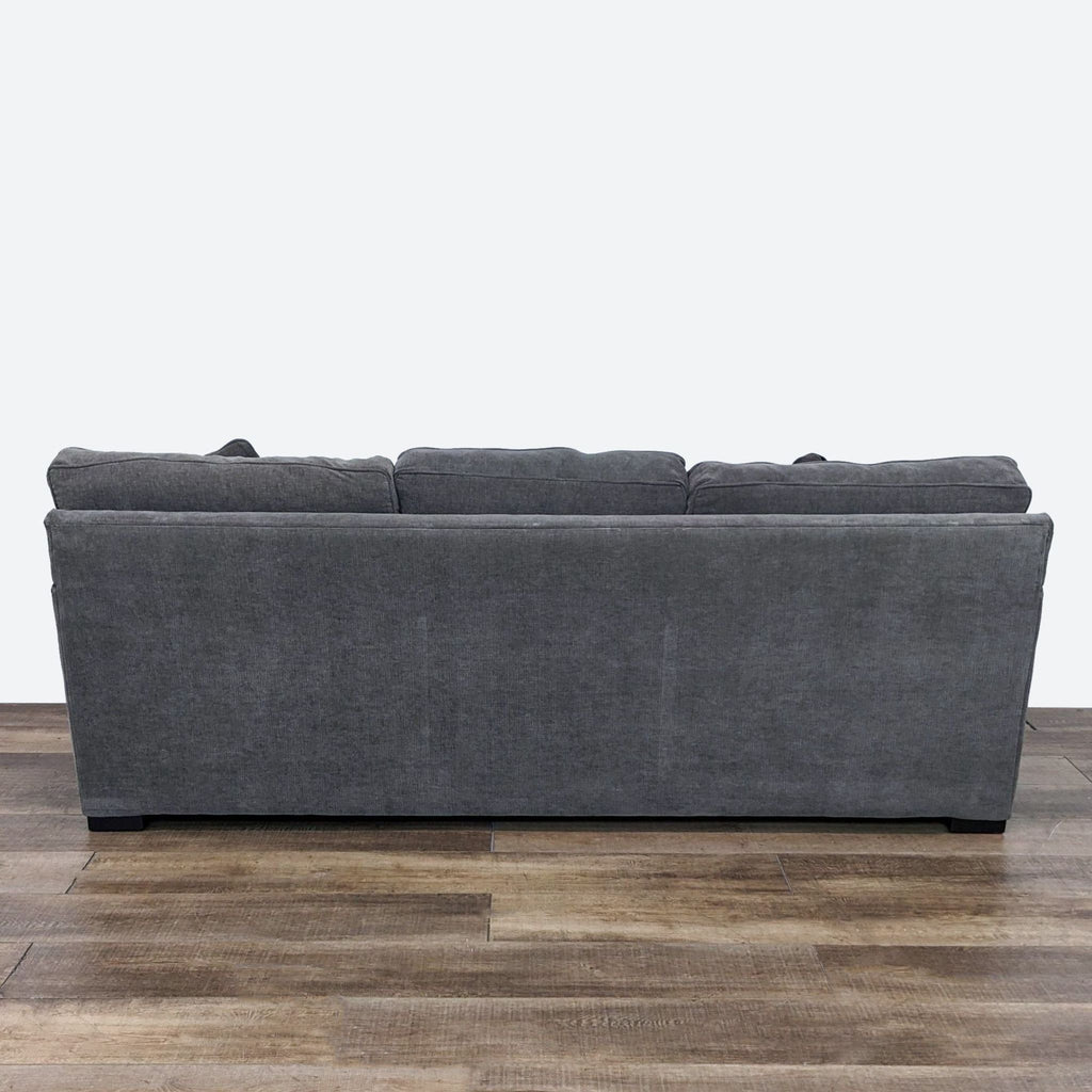 Macy's 3-Seat Radley Gray Fabric Sofa