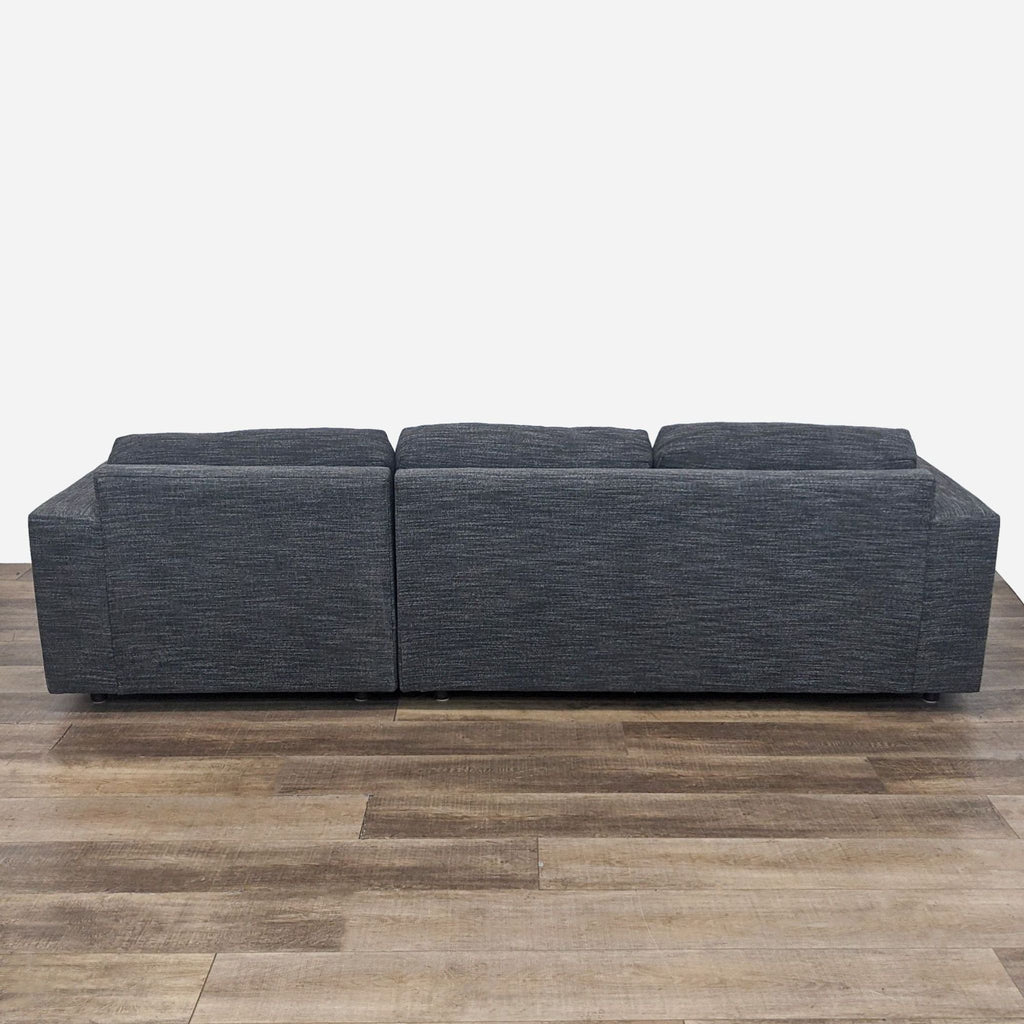 West Elm Gray Sectional Sofa with Chaise