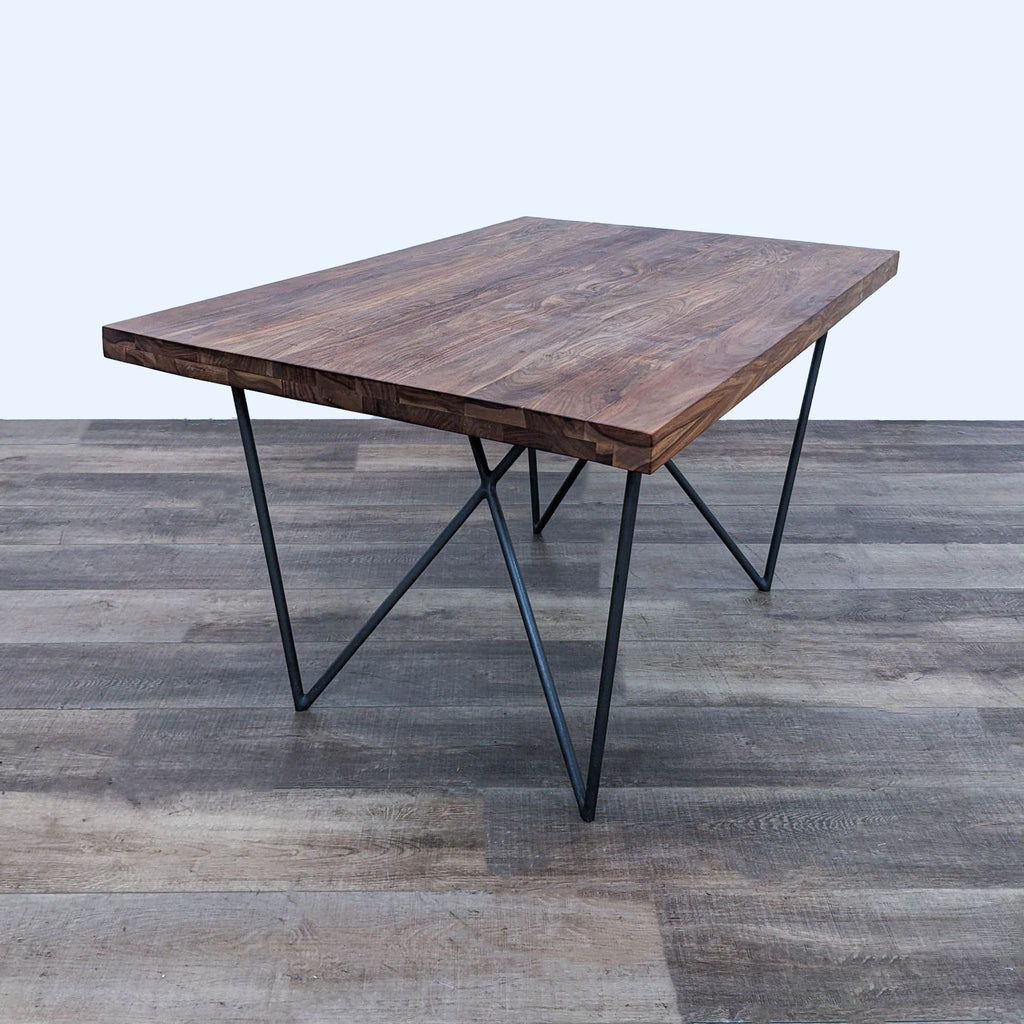 the urban port walnut wood coffee table