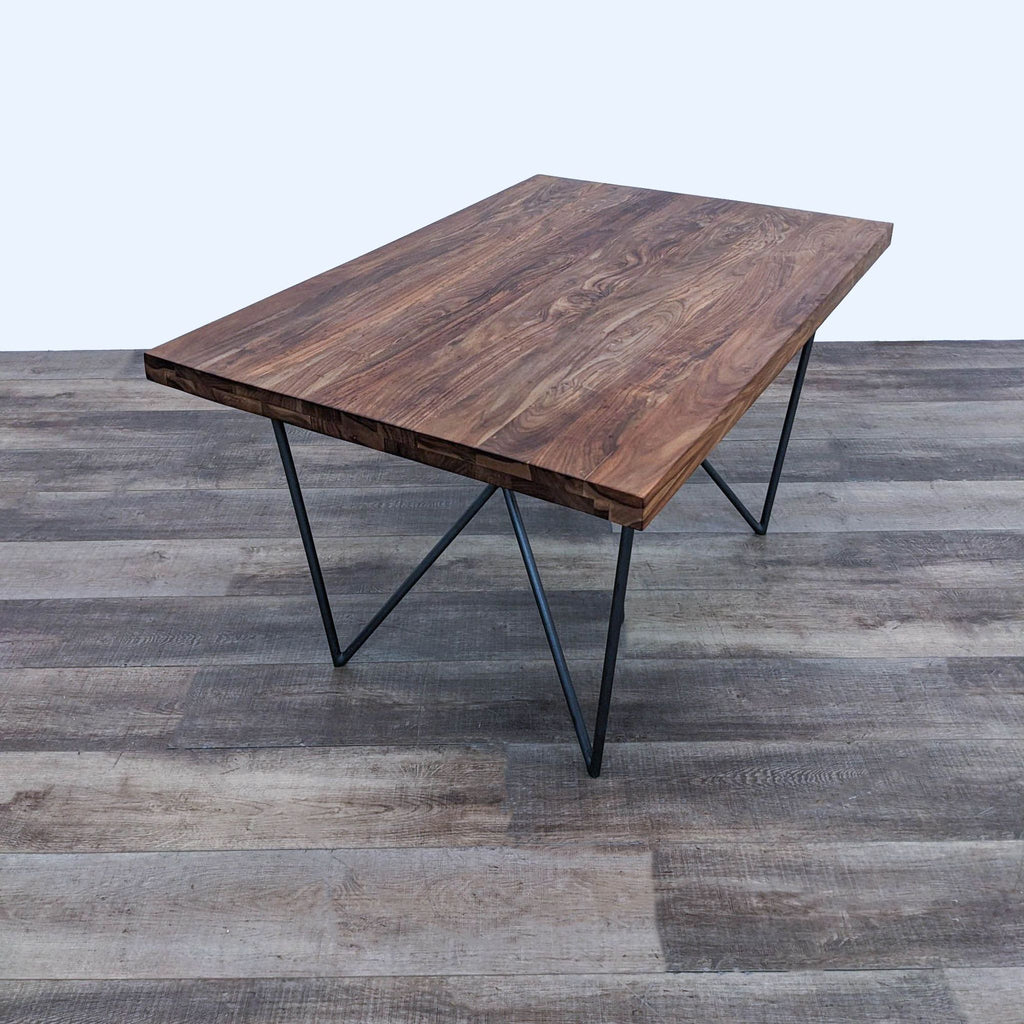 the urban port walnut wood dining table