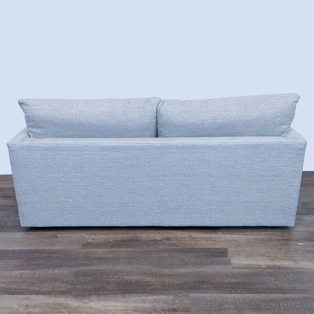 Crate & Barrel Lounge Deep Apartment Sofa in Taft Cement