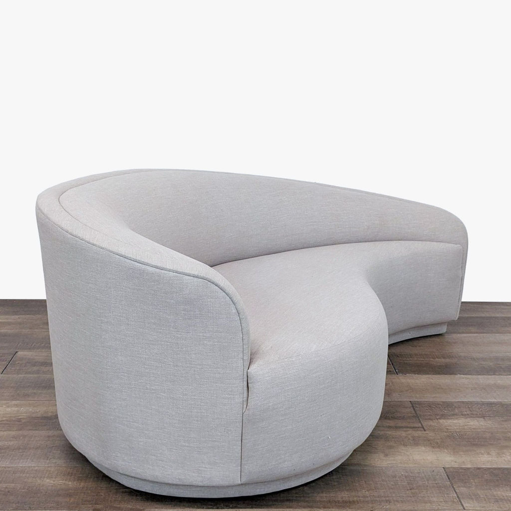 Weiman Home Modern Curved Sofa