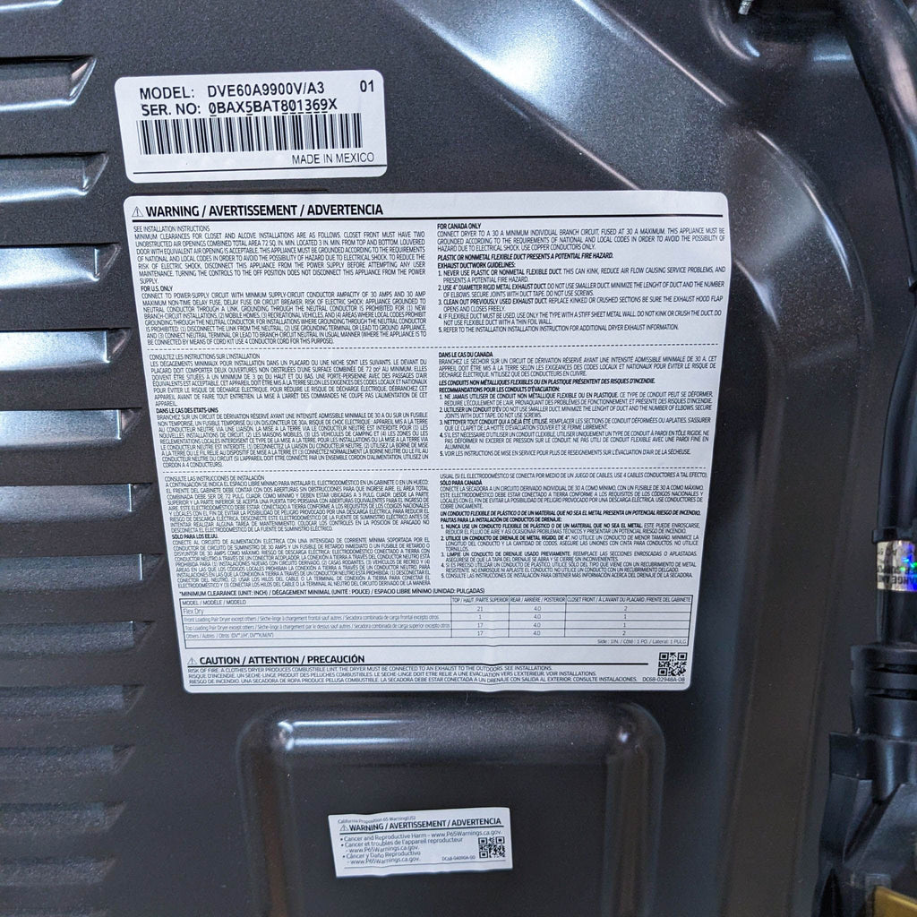 Samsung High-Efficiency Front Load Washer/Dryer Combo - Accepted Offer (27.65% discount)