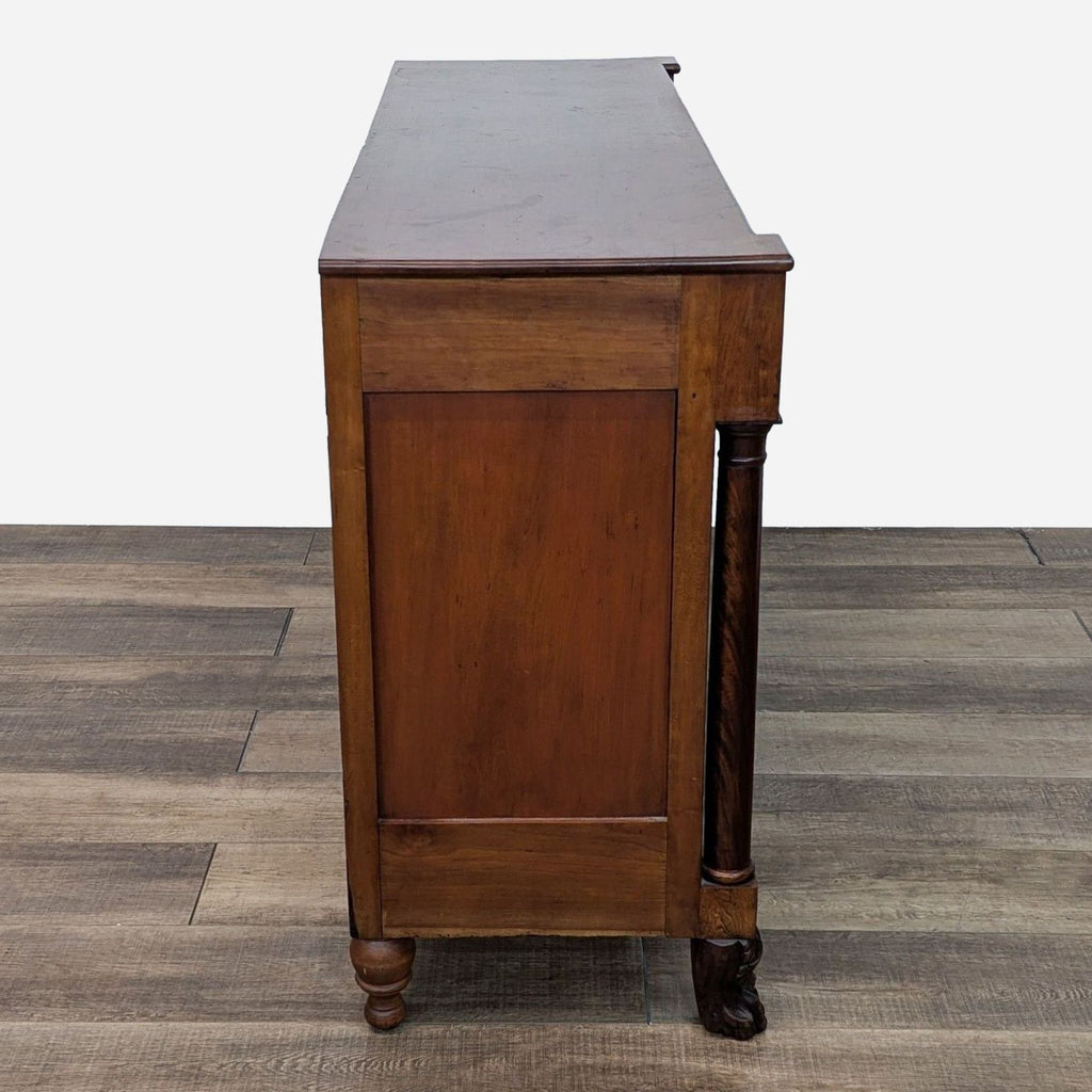 a mahogany desk by [ unused0 ], circa 1900.