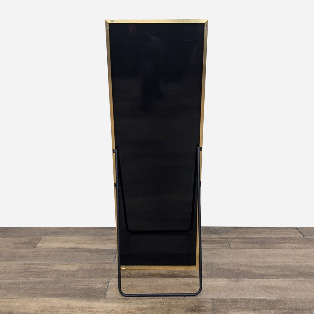 Full-Length Standing Mirror with Gold Frame