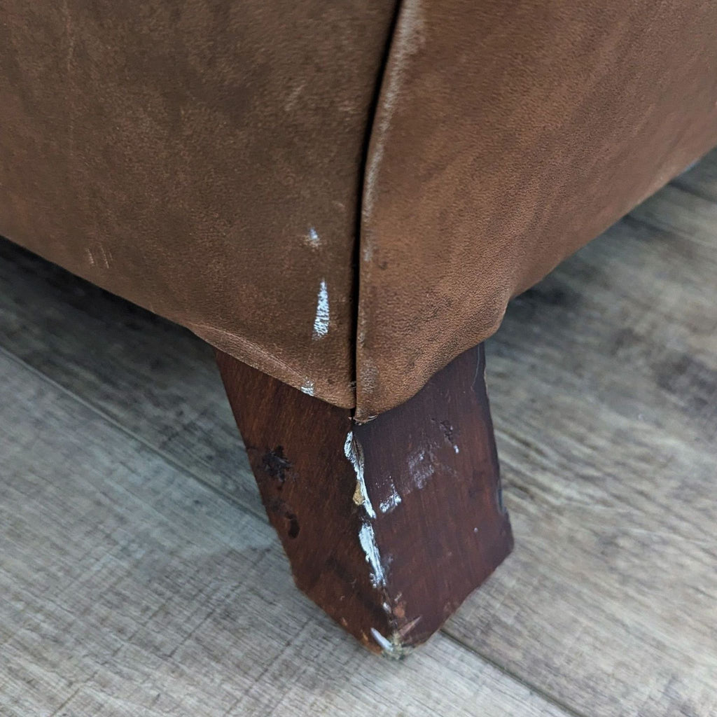 Ralph Lauren 3-Seat Brown Leather Sofa