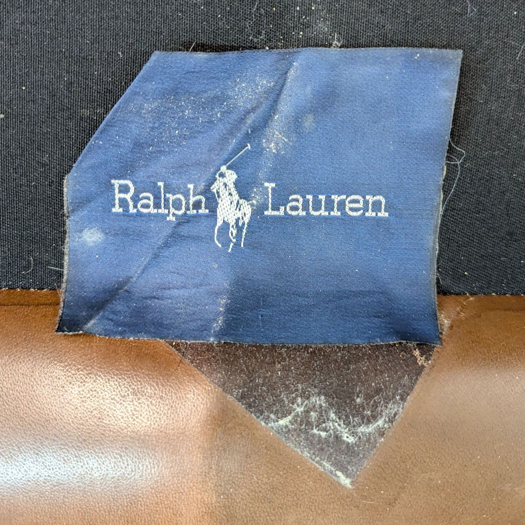 Ralph Lauren 3-Seat Brown Leather Sofa