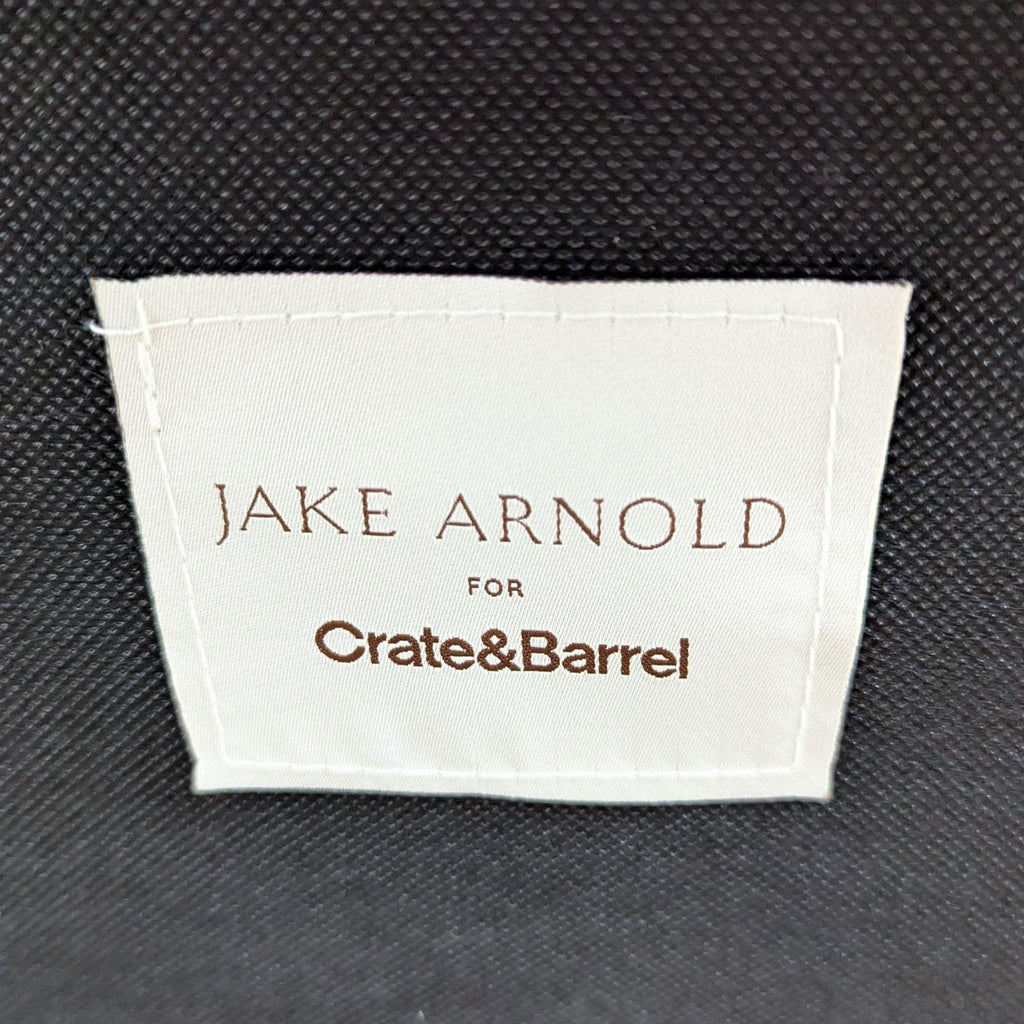 Crate &Barrel Crawford Grande Slipcovered Sofa with Box-Pleated Skirt by Jake Arnold