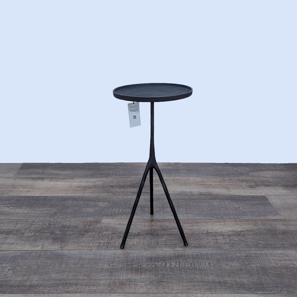 BR Home side table with branch-like legs in bronze finish.