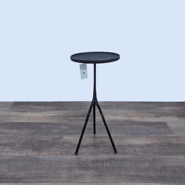 BR Home side table with branch-like legs in bronze finish.