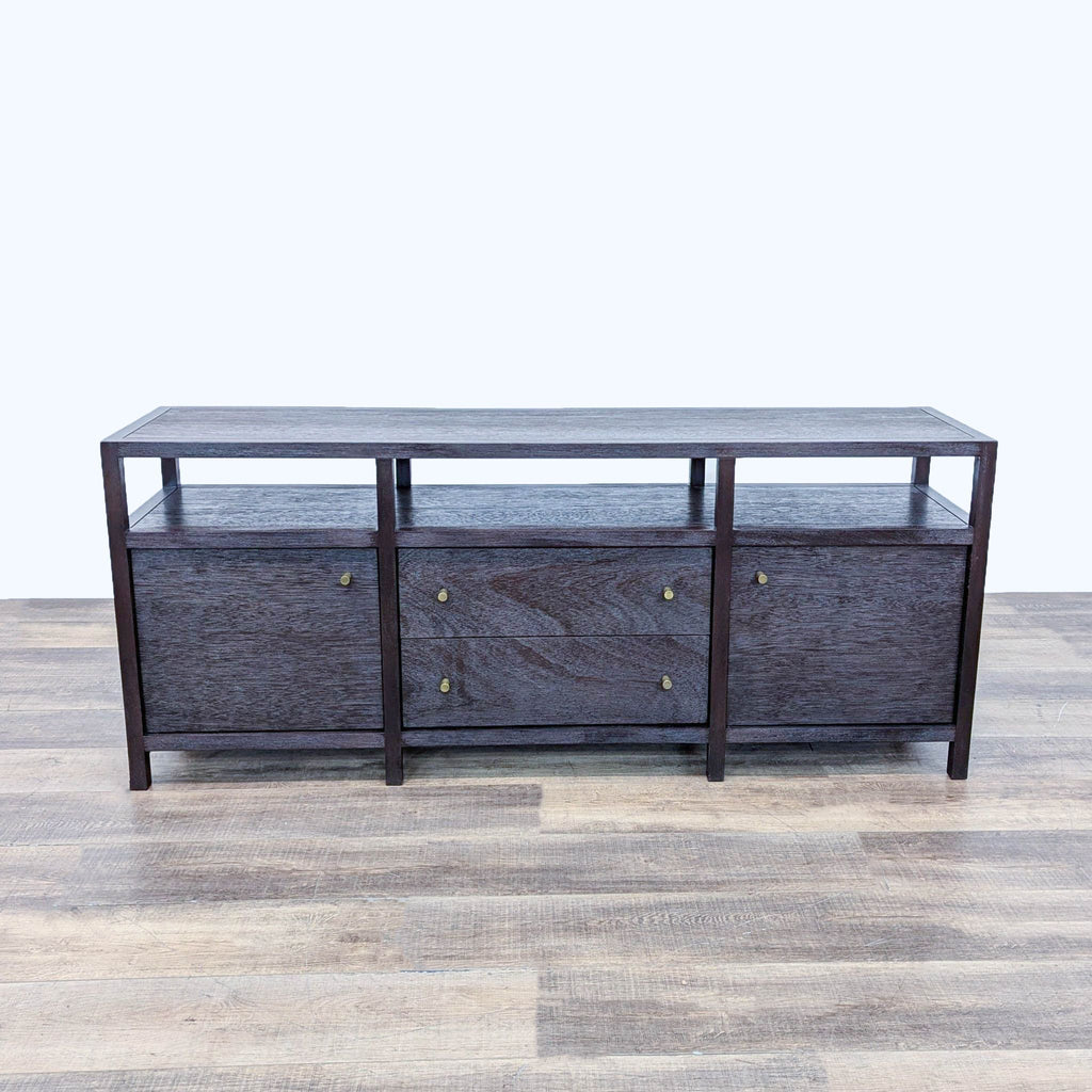 a vintage mid century modern coffee table.