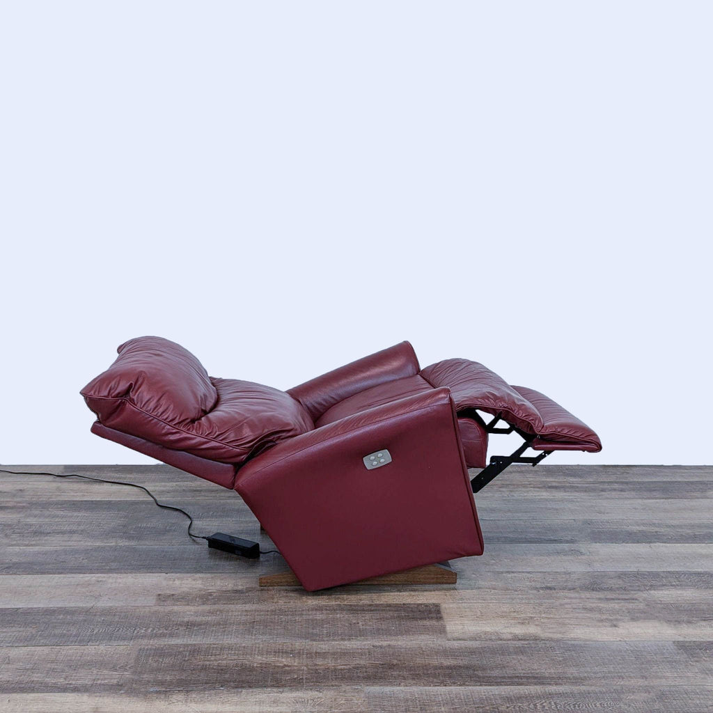 La-Z-Boy Rowan Power Recliner Lounger - Wine Leather