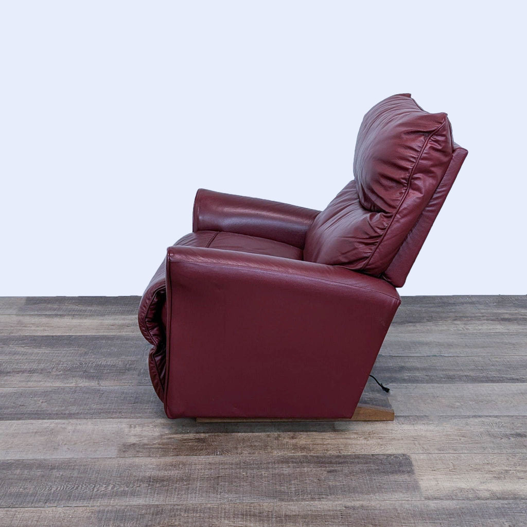 La-Z-Boy Rowan Power Recliner Lounger - Wine Leather