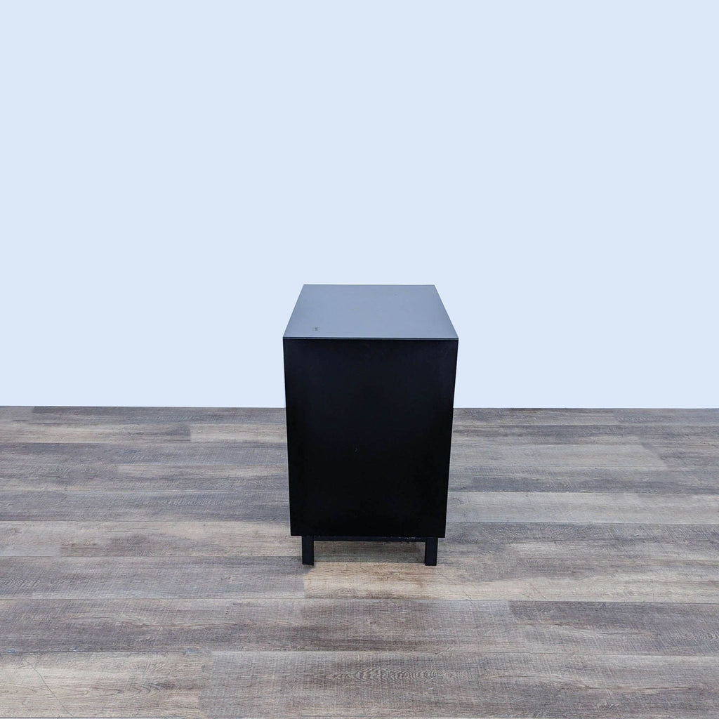 Room & Board Copenhagen Modern Two-Drawer Black Filing Cabinet