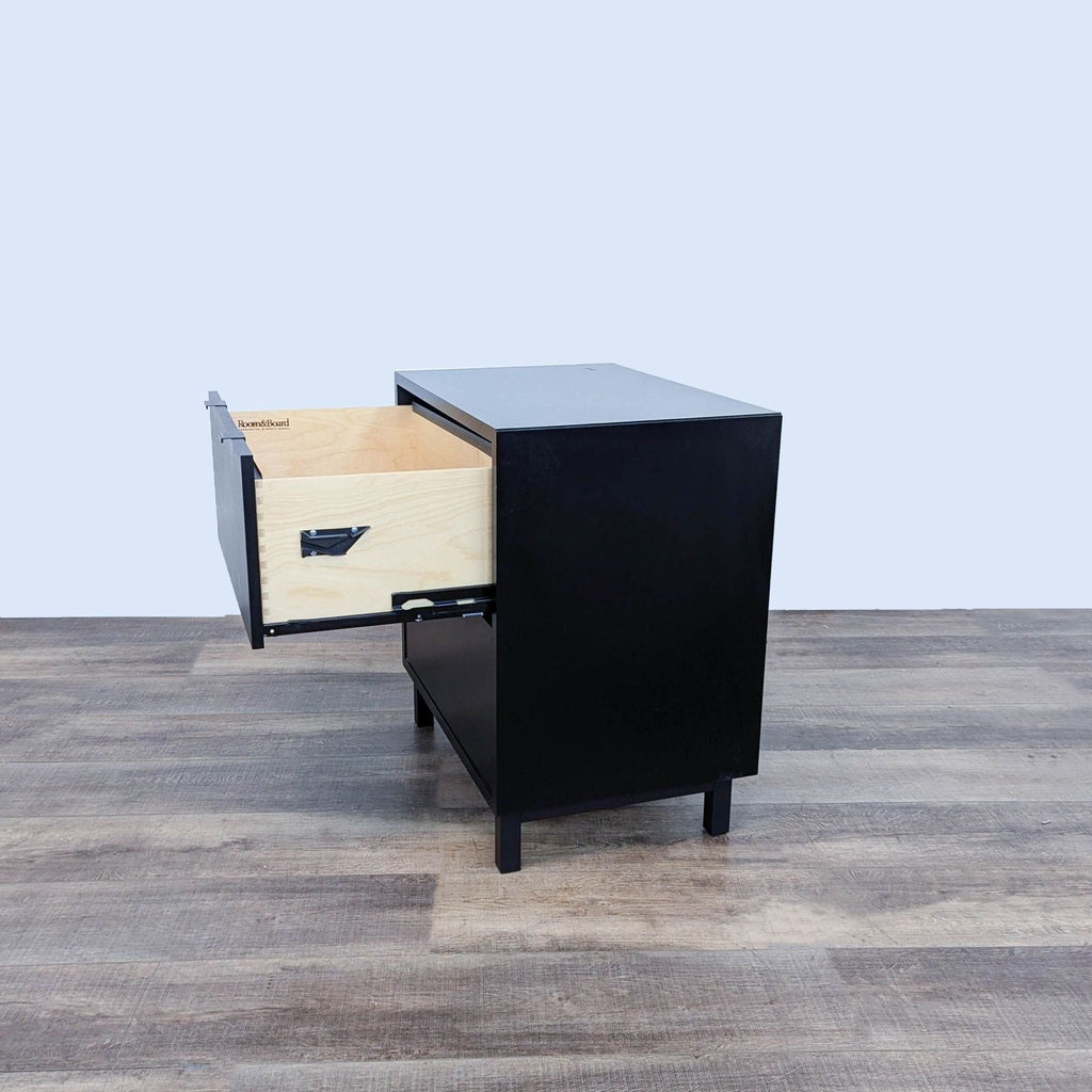 the urban port upt - 195118 black bedside table