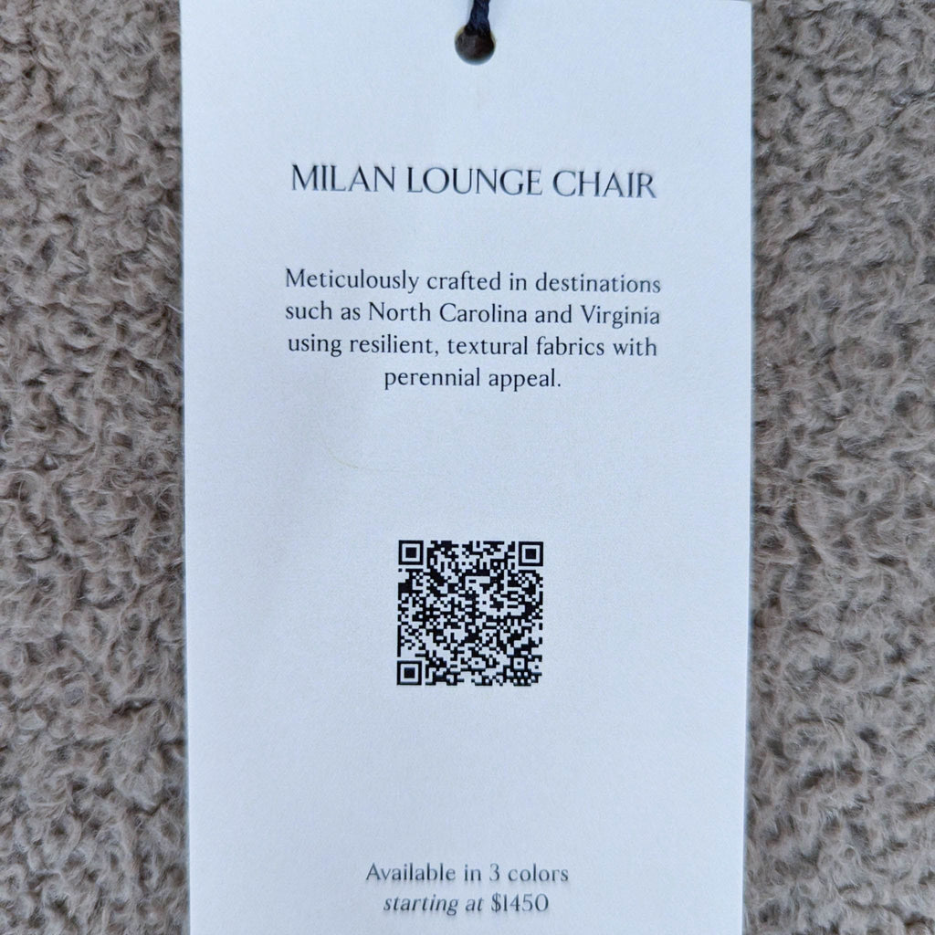 Milan Lounge Chair by Banana Republic Home