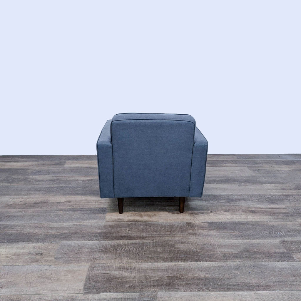 London Dark Grey Fabric Arm Chair By Living Spaces