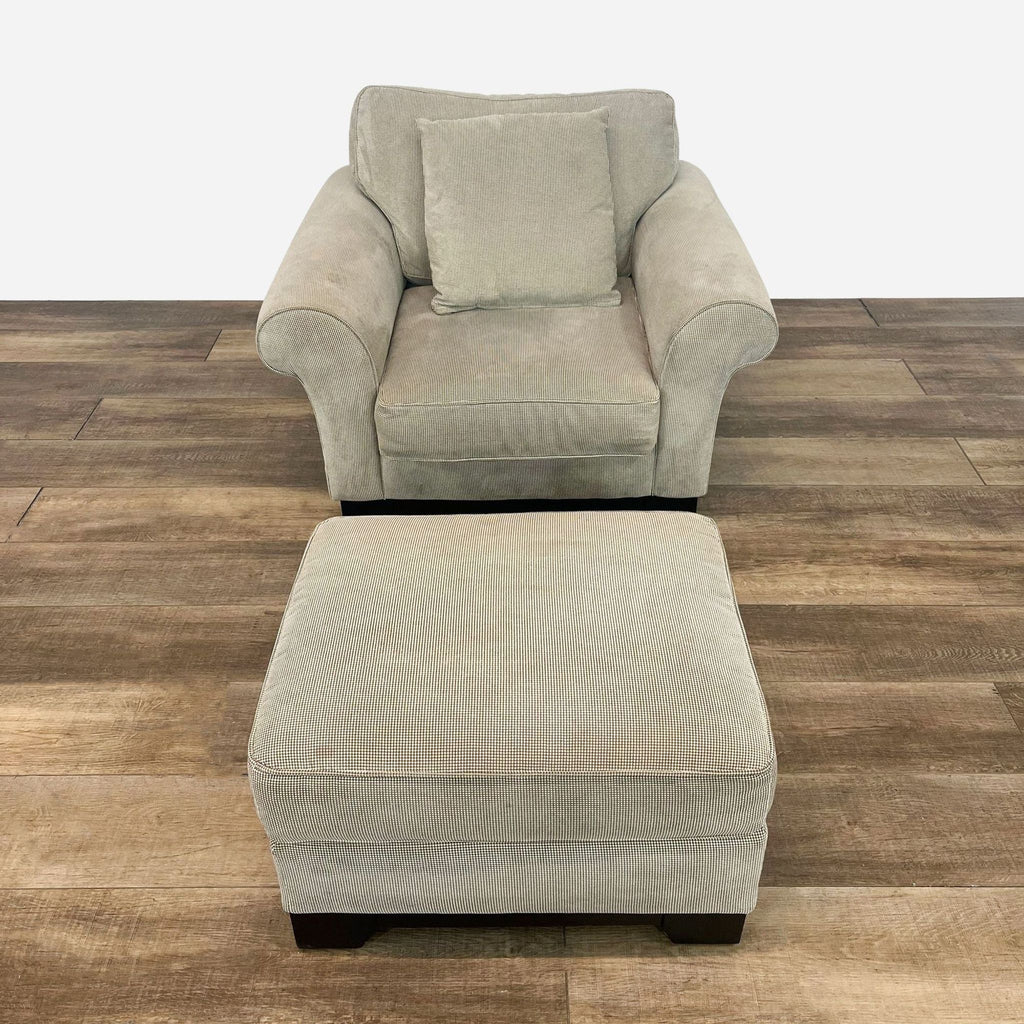 Jonathan Louis Lounge Chair with Ottoman