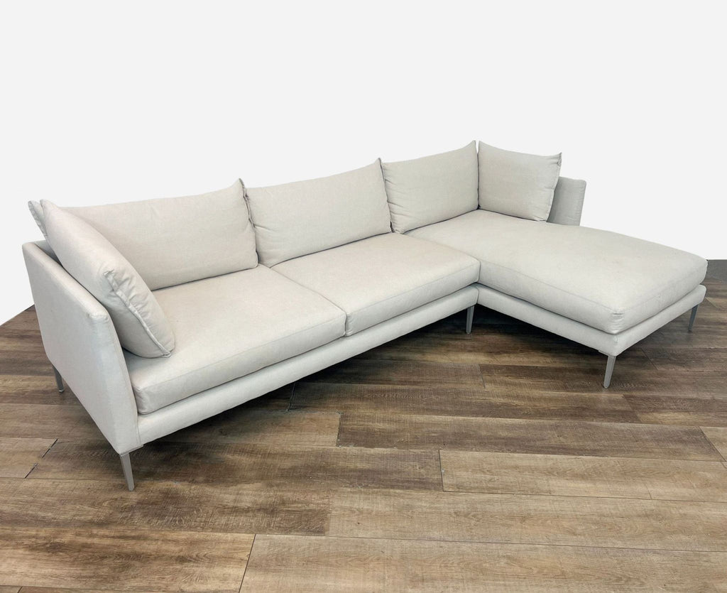 Room & Board Modern Sectional with Right Hand Chaise